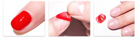L&M OEM 15ml Gel UV transparent peel-off pour base coat, non toxique, certifié CE & MSDS, marque privée
