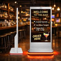 Écran publicitaire numérique Sinmar Bulk 55 pouces LED Totem LCD sur pied avec caméra, OEM ODM
