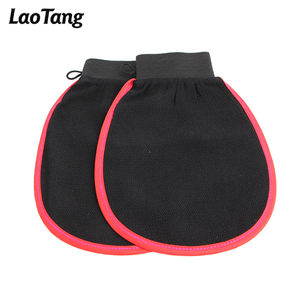 Natural 250D Marruecos Kessa Scrub Guante de baño Estilo simple Exfoliante Guante corporal de Hanman - Product Image 2