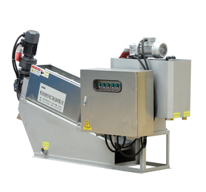 废水处理油泥脱水机多螺杆压榨机脱水机液固分离器 - Product Image 2