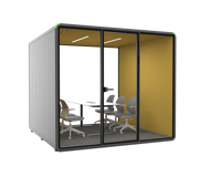 Cabine Acoustique Modulaire Personnalisable Insonorisée avec Design Moderne pour Espaces de Travail Ouverts, Entrepôts, Hôtels et Supermarchés