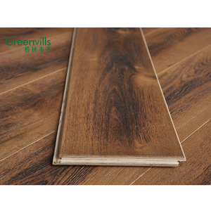 Pisos de roble de color VIKI de ingeniería, junta de clic, aceite de cera de madera y cepillado - Product Image 6