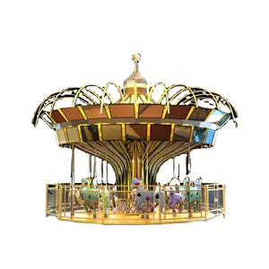 2024 Hot Sale 16 Seats Strict Electrical Control System Carnival Ride Golden Years Carousel For Outdoor Park