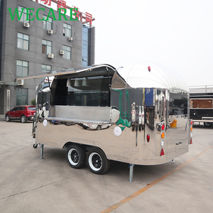 Street Mobile Kitchen <span class=keywords><strong>Gyros</strong></span> Churros Remolques de comida rápida Camiones de comida móviles totalmente equipados con cocina completa a la venta - Product Image 4