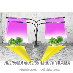 Lámpara LED de Cultivo de Espectro Completo con Clip Flexible, Temporizador Automático, Cuello de Cisne Ajustable, Aluminio, IP44, 1 Año de Garantía - Product Image 4