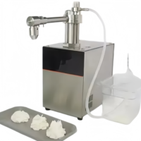 Máquina de Crema Batida Suave de un Solo Cabezal, Duradera, para Mostrador, Maquinaria Comercial para Catering, Bar de Snacks, Área de Comidas, Pequeños Negocios