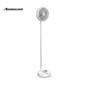 พัดลมพกพาพับได้ทรงกลม Aromacare OEM แบตเตอรี่ 7200mAh ขนาด 8 นิ้ว พร้อมรีโมทคอนโทรล - Product Image 3