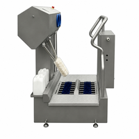 Nouvelle Station de Lavage et de Désinfection Manuelle des Semelles de Chaussures Électrique Commerciale avec Contrôle d'Accès pour Usines Agroalimentaires