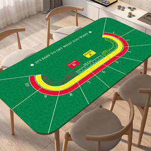 Tapis de table de poker, de baccarat et de Texas Hold'em en tissu doux, antidérapant et résistant à l'usure, en boue de diatomée de 2,5 mm, très vendu à l'international - Product Image 6