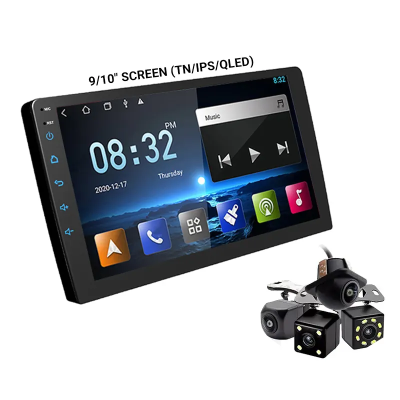 7 ''2 DIN đài phát thanh xe Android 10 GPS NAVI xe màn hình cho không dây Android Auto FM autoradio đa Phương Tiện BT gương liên kết