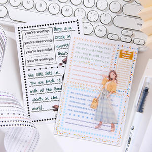 Cinta Adhesiva Decorativa Transparente para Manualidades, 6 Rollos por Caja - Product Image 4