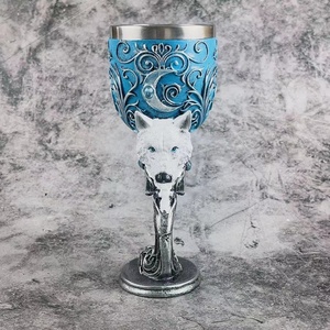 Verres à vin en forme de dragon médiéval Verres à vin crâne européen personnalisés Verres à vin rouge <span class=keywords><strong>licorne</strong></span> et idées créatives - Product Image 5