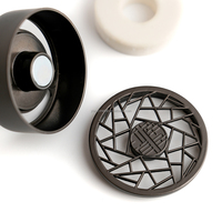 Diffuseur de parfum et purificateur d'air pour voiture en métal massif, à clipser sur grille d'aération