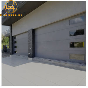 <span class=keywords><strong>Porte</strong></span> <span class=keywords><strong>de</strong></span> <span class=keywords><strong>garage</strong></span> double automatique <span class=keywords><strong>sectionnelle</strong></span> avec double isolation 12x12 10x10 Wifi avec fenêtre en verre sur le côté - Product Image 2