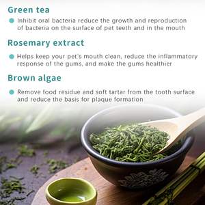 Supplément <span class=keywords><strong>de</strong></span> nettoyage des dents en poudre pour soins dentaires pour animaux <span class=keywords><strong>de</strong></span> compagnie soutient une haleine fraîche prévient le tartre - Product Image 2