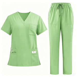 Ensembles d'uniformes infirmiers <span class=keywords><strong>JYN</strong></span> pour femmes et hommes, ensembles de blouses d'infirmière pour hôpital, haut et pantalon avec plusieurs poches - Product Image 1