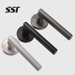 Serrure de porte muette en acier inoxydable de haute qualité, antivol, matériel de porte domestique, serrures et poignée - Product Image 1