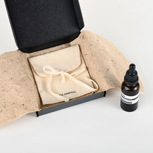 Caja de Joyería Texturizada Beige con Logotipo Personalizado, con Bolsa de Algodón, Juego de Caja de Regalo de Cartón Rígido de Lujo para Collar, Anillo y Pulsera - Product Image 6
