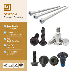 Vis autotaraudeuses à tête hexagonale M3 M4 en acier inoxydable SS316 avec rondelle noire et tête cylindrique Torx - Product Image 1