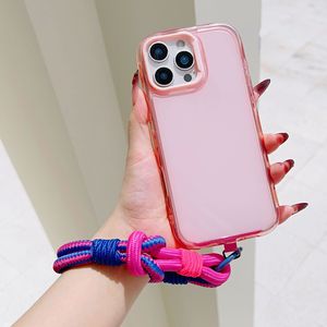 Colorful <b>Braided</b> Phone Strap With T-Shape Hook Phone chain For Mobile Phone <b>Accessory</b> - Product Image 4