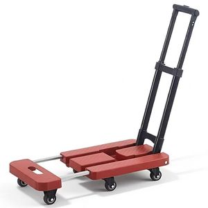 Carrito de Equipaje Portátil Mini, Ligero, con Barra Telescópica, <span class=keywords><strong>para</strong></span> Campamentos al Aire Libre y Oficina - Product Image 3
