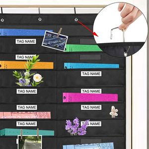 40 Pocket <b>Large</b> Capacity File Storage Bag Organizer Over the Door Wall Document Holder Bag - Product Image 5