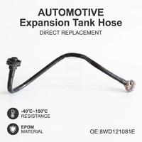 Tuyau de Remplacement pour Réservoir d'Expansion, Tuyau de Refroidissement et Tuyau de Ventilation de Radiateur OE 8WD121081E Compatible Audi A4 - Conduite d'Eau Moteur Auto