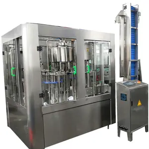 Full Set Lengkap Otomatis Kecepatan Tinggi Kecil Skala Pabrik 3IN1 Plastik PET Bollte Air Mengisi Mesin