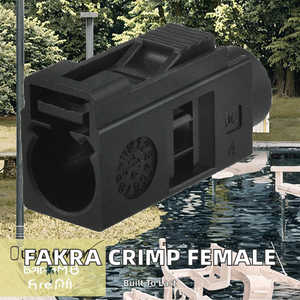 Conector Hembra de Crimpado Superbat Fakra RF 1P para Cables RG316/RG174 - Aplicable a Radios Sin Alimentación Phantom - Product Image 2