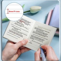 Carnet portable A7 avec couverture en polyuréthane, reliure sans fil, élégant, format de poche, pour étudiants, usage au bureau, cadeau compact