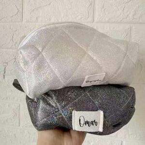 Glitter Foam Nylon Cosmetic Bag Sparking Large Capacity Cosmetic Bags Fashion <b>Makeup</b> Bag for Women Men Travel - Product Image 1