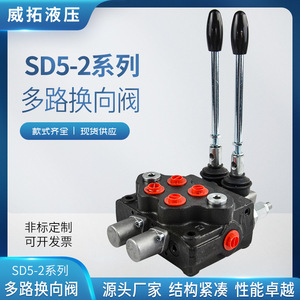Vanne de commande directionnelle multi-voies Weituo Hydraulics Sd5 2 Series, double action, bidirectionnelle, pour la métallurgie - Product Image 5