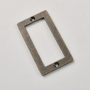Business Card Holder Bronze Zinc Alloy Drawer <b>Frame</b> Durable Antique Style - Product Image 3