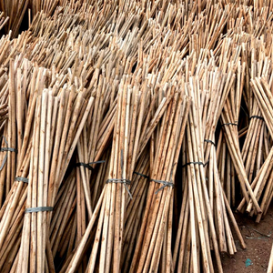 Balai en bois avec manche en bois et tête en PVC, écologique, facile à nettoyer, longueur 70-120 cm, diamètre 2,2 cm, pour le nettoyage domestique et des toilettes - Product Image 3
