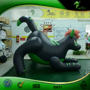 Hongyi New Style Lovely SPH Sexy Inflatable Wolf Inflatable Riding Pool Float Mattress