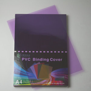Cubierta de PVC Industrial Mingyang para Encuadernación, A4 210x297mm, Transparente, Amarilla, Rígida, para Libros - Product Image 1