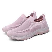 Chaussures décontractées respirantes en maille pour hommes et femmes, personnalisées ODM/OEM, style été, en tricot lavé à l'eau