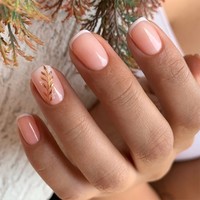 Lot de 24 faux ongles minimalistes en acrylique, forme amande française, pour salon ou DIY, à presser
