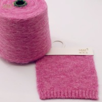 Hilo de Alpaca Mezclado con Poliéster, Nailon, Lana y Spandex, 1/4.2NM, para Tejer con Cepillo
