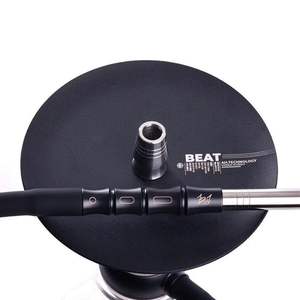 Vente en gros de narguilé en acier inoxydable narguilé shisha de luxe style allemand huka narguilé en résine ensemble de shisha en métal et verre - Product Image 3