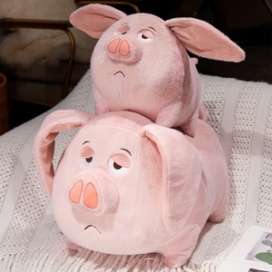 Cochon rose <span class=keywords><strong>super</strong></span> doux poupée mignonne et douce peluche jouet grand animal poupée personnalisée en usine - Product Image 1