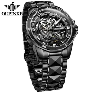 Oupinke 3178 Automatic Watch Men's Sapphire Glass Frame Fashion Import Movement Steel Business Luxury Mechanical Watch