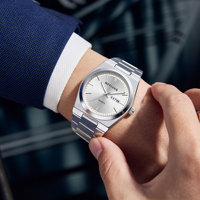 MSTIANQ S1 Nuevo Reloj de Cuarzo de Acero Inoxidable de Lujo para Hombre, Reloj de Negocios Resistente al Agua, Reloj Luminoso con Fecha, Estilo Moderno