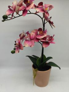 Orchidea Phalaenopsis artificiale per ghirlande e ghirlande primaverili - Product Image 6