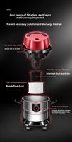 Robot Vacuum Cleaner Elektrik Basah dan Kering dengan Motor Sikat untuk Hotel & Rumah Tangga, Spesialis Pembersihan Mendalam