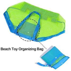 Bolsa <span class=keywords><strong>de</strong></span> Almacenamiento <span class=keywords><strong>de</strong></span> Viaje Grande Multicolor, Bolsa Organizadora <span class=keywords><strong>de</strong></span> Playa Plegable <span class=keywords><strong>de</strong></span> Malla para Guardar Juguetes <span class=keywords><strong>de</strong></span> Niños, Herramientas para Jugar en la Arena y Artículos Diversos - Product Image 4