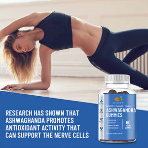 Gomitas de Ashwagandha sin gluten y sin <span class=keywords><strong>gelatina</strong></span> de etiqueta privada como dulces de suplemento de salud para el apoyo inmunológico - Product Image 3