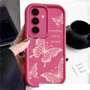 Funda Protectora para Teléfono Móvil con Diseño de Mariposa <span class=keywords><strong>Original</strong></span>, Estilo Lente de Escalera, a Prueba de Golpes, de TPU, para <span class=keywords><strong>Samsung</strong></span> A52 A53 A54 A55 A56 <span class=keywords><strong>A71</strong></span> F23 M23 - Product Image 6