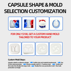 Capsules de lavage de <span class=keywords><strong>vaisselle</strong></span> pour supermarchés, personnalisées, avec élimination des taches de thé et de café et brillance cristalline, fabricant qualifié OEM ODM - Product Image 4