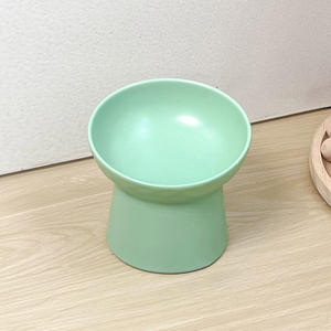 Tigela para Animais de Estimação em Cerâmica de Design Minimalista e Ecológico, Alta Proteção para o Pescoço, Disponível em Várias Cores para Gatos Comerem e Beberem - Product Image 6